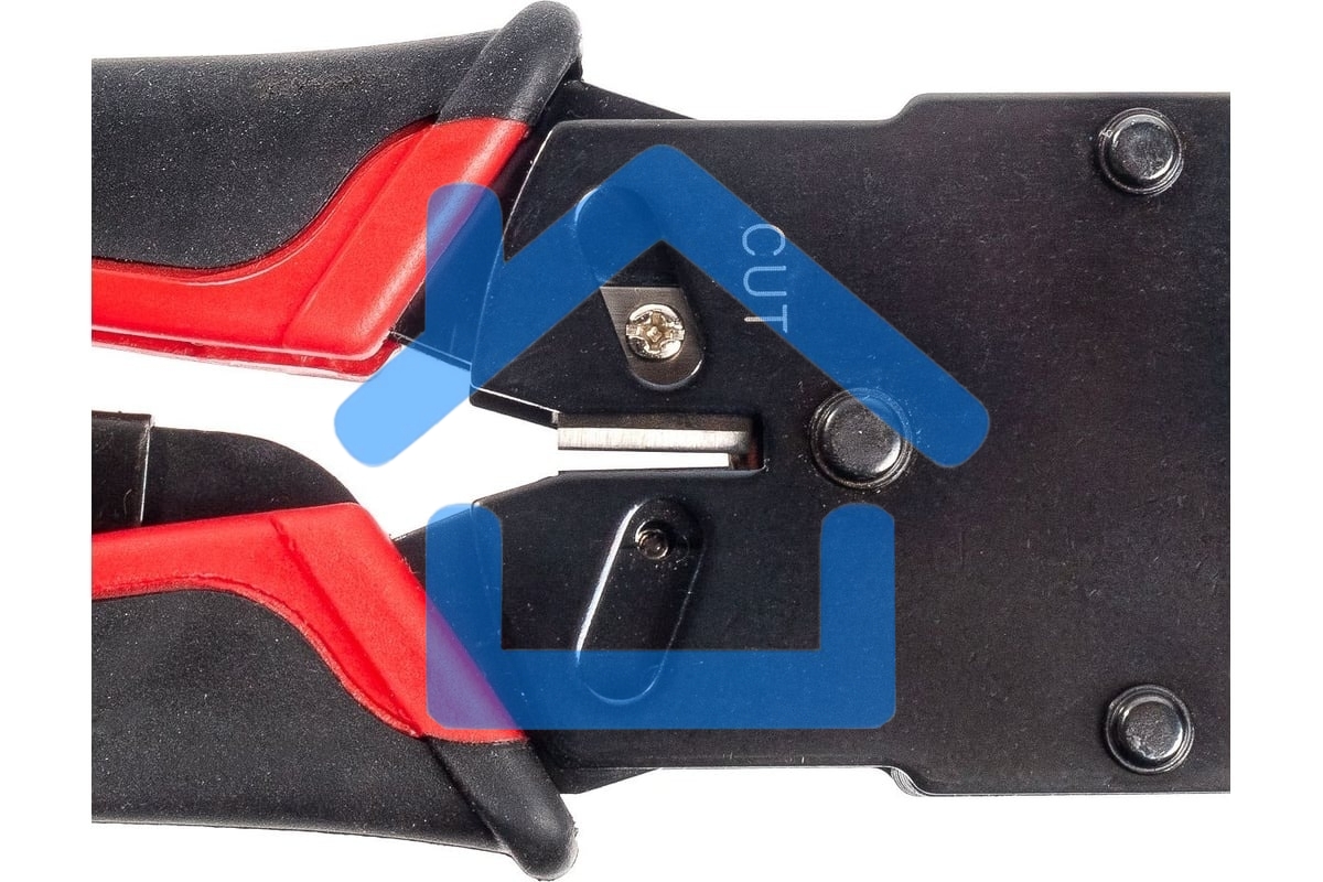 Кримпер многофункциональный с 3 встроенными модулями для обжима RJ-45, RJ-12, RJ-11 HT-200R