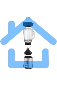 Блендер стационарный Rondell RDE-1253 1200Вт стальной