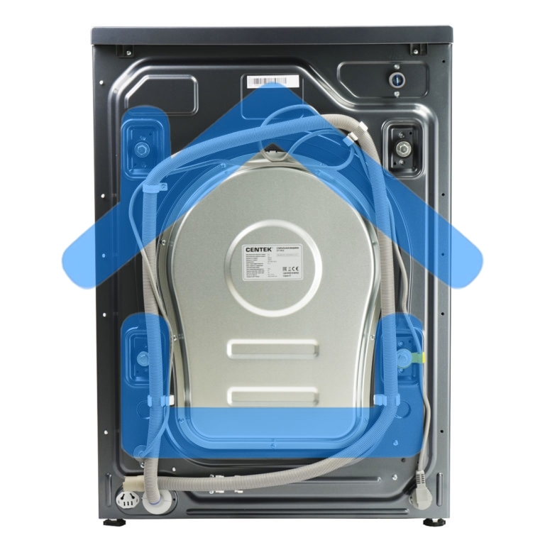 Стирально-сушильная машина Centek CT-1952 серый, загрузка фронтальная 8 кг, 1400 об/мин., класс: А+++