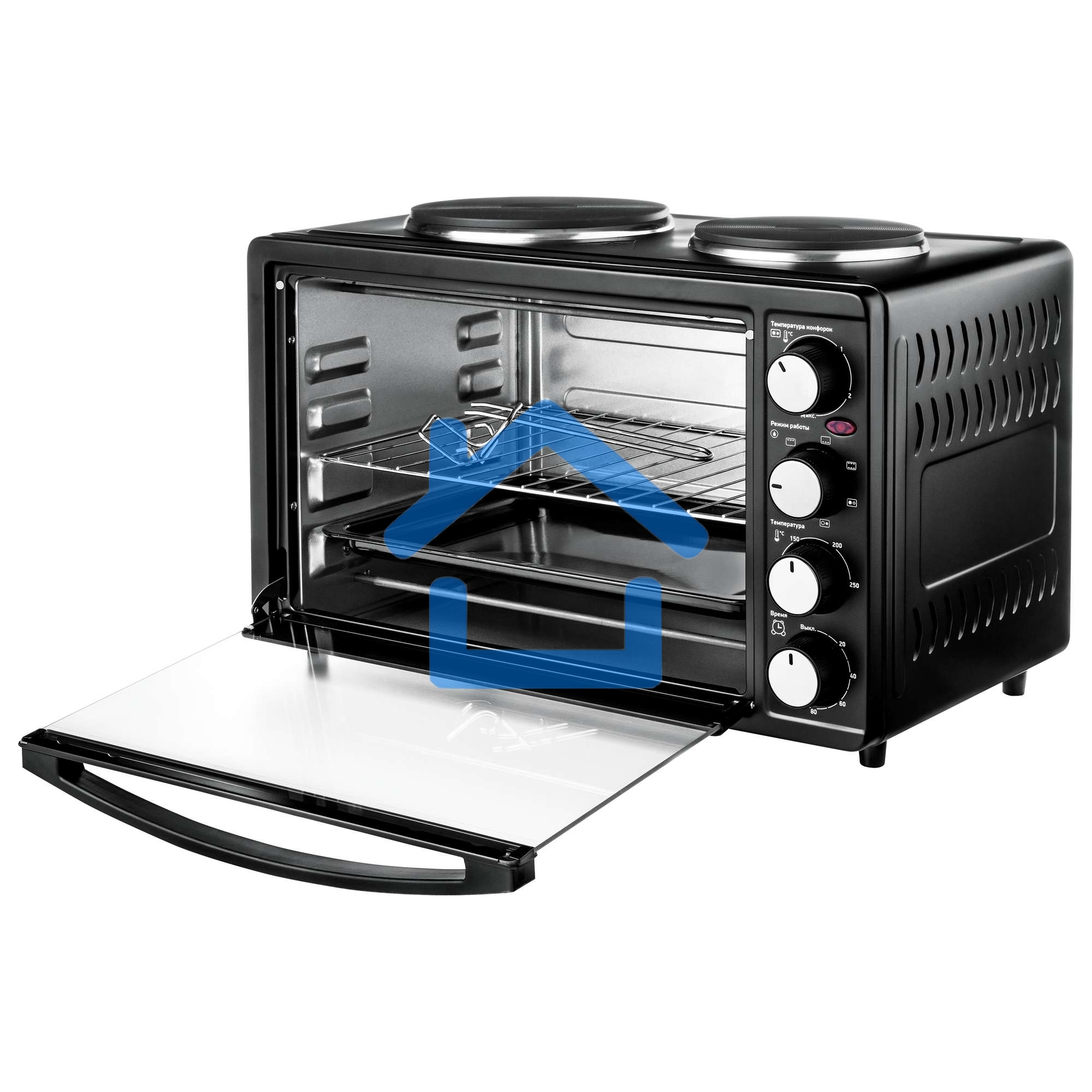 Мини-печь BBK OE3071M-2P черный