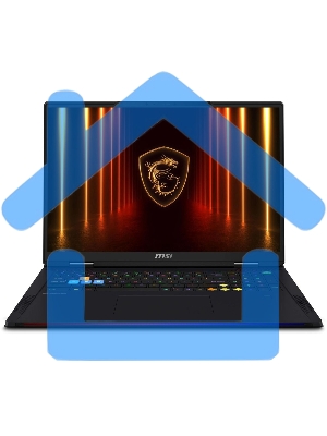 Ноутбук MSI Raider HX AI A2XWIG-204RU черный Core Ultra 9 285HX 64Gb SSD4Tb NVIDIA GeForce RTX 5080 16Gb 18