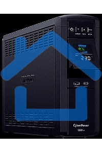 Источник бесперебойного питания Cyberpower CP1350EPFCLCD Line-Interactive 1350VA/810W USB/RS-232/RJ11/45 (6 EURO)