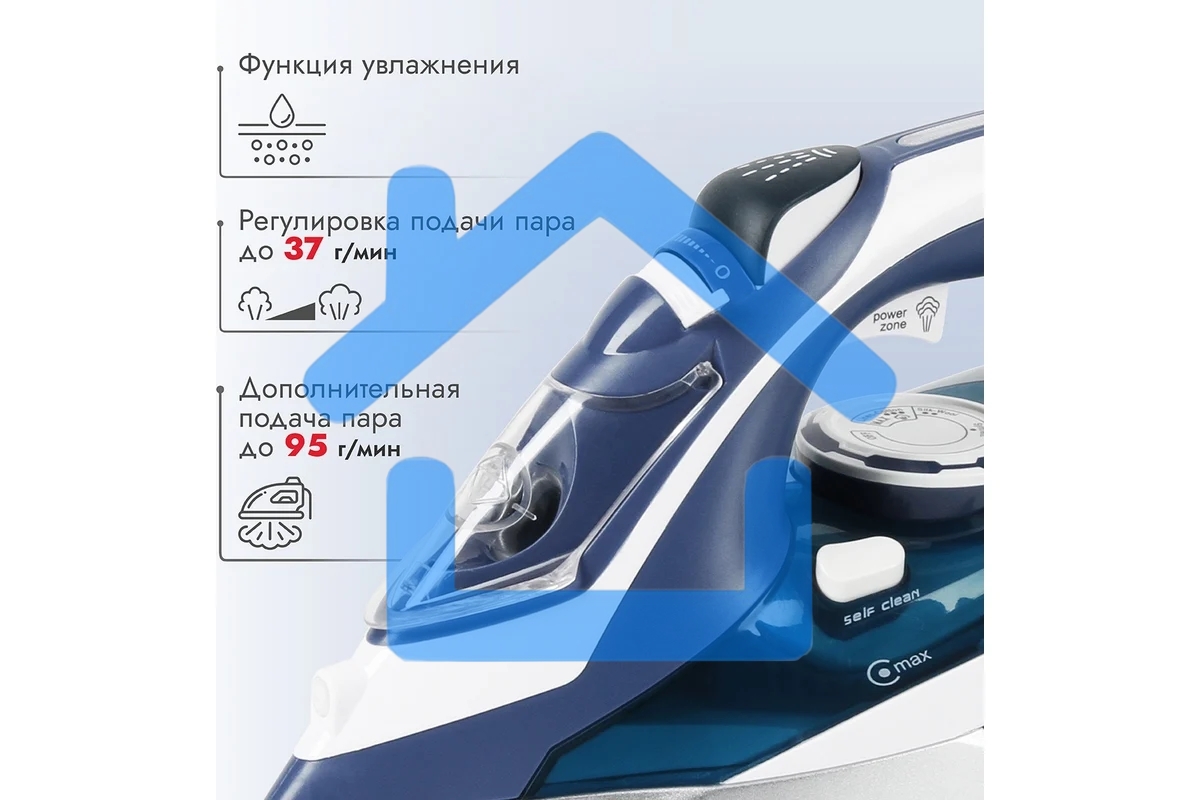 Утюг Atlanta ATH-5580 blue