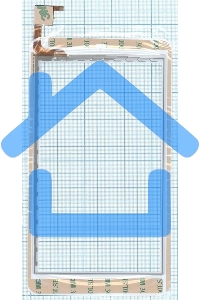 Сенсорное стекло (тачскрин) PB70JG1348. белое