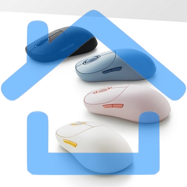 Мышь беспроводная Xiaomi Wireless Mouse 3 черный, 1200 dpi, радиоканал, Bluetooth, USB, кнопки - 5