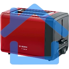 Тостер Bosch TAT4P424 красный/черный