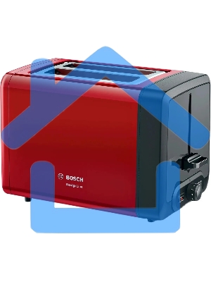 Тостер Bosch TAT4P424 красный/черный