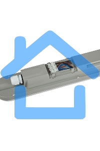 Аварийный линейный светодиодный светильник ЭРА SPP-201-0-40K-E36 36Вт 4000К IP65 3420лм IP65 1200 мм с бап 1 час матовый