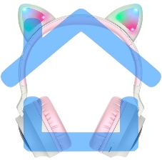 Гарнитура накладные Hoco W27 Cat серый беспроводные bluetooth накладные