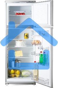 Холодильник Atlant МХМ-2835-08 серебристый двухкамерный 202/70л морозилка сверху