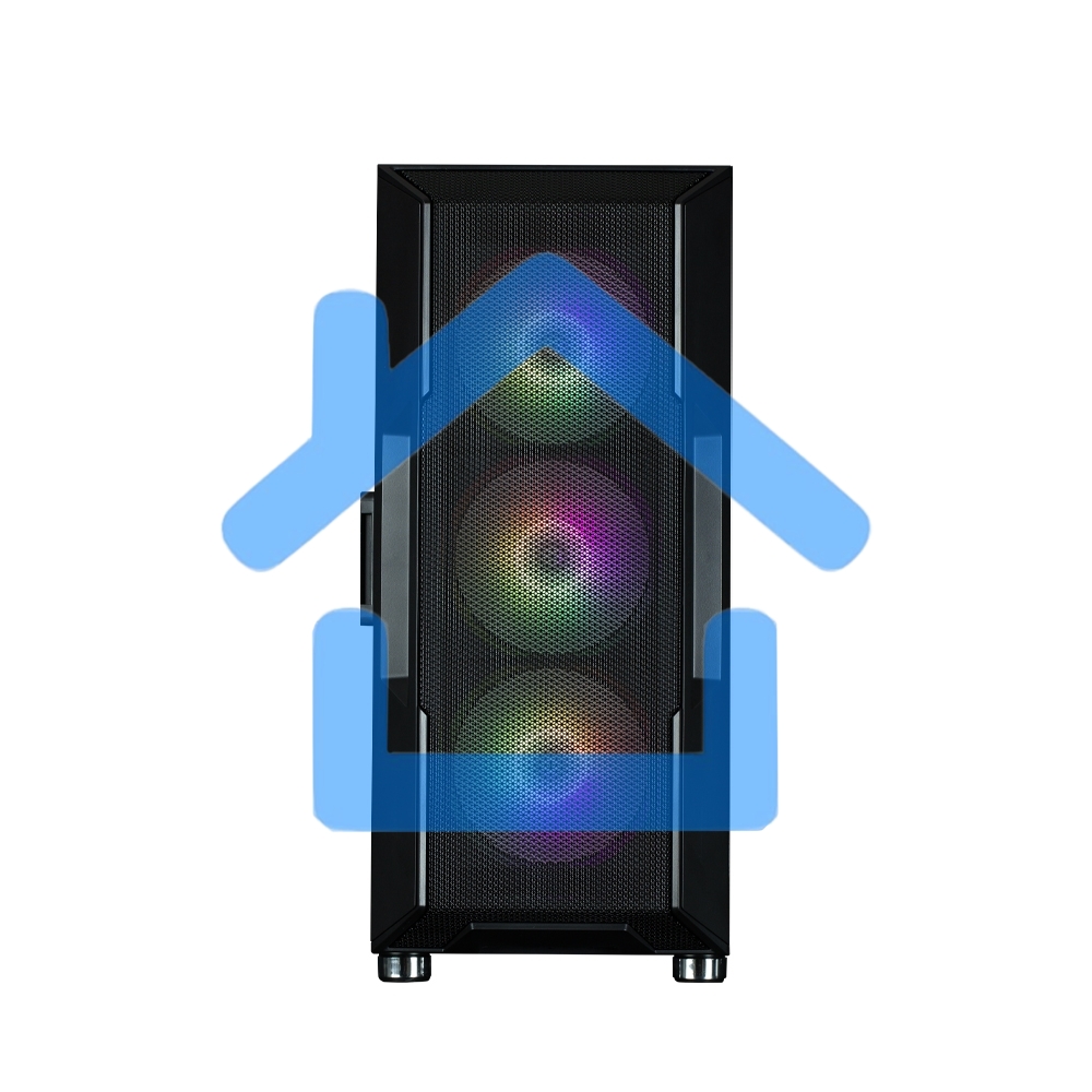 Компьютерный корпус ZALMAN I3 NEO ARGB черный, ATX, черный, FRONT MESH, WINDOW, 2x3.5