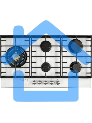 Газовая варочная панель HIBERG VM 9155 W, белый