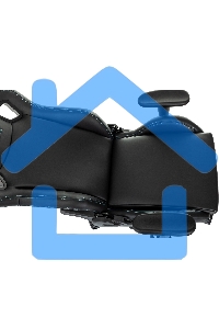 Кресло игровое Knight Outrid Smile черный эко.кожа крестов. пластик