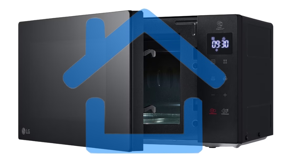 Микроволновая печь LG MS2032GAS черный 20л 700Вт сенсор