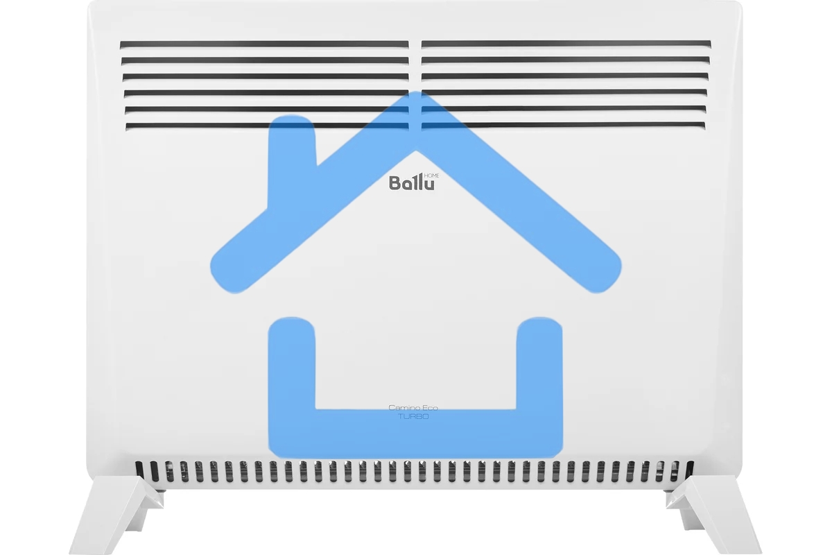Конвектор Ballu Camino Eco Turbo BEC/EMT-1500 белый, 1500 Вт, 20 м2, термостат