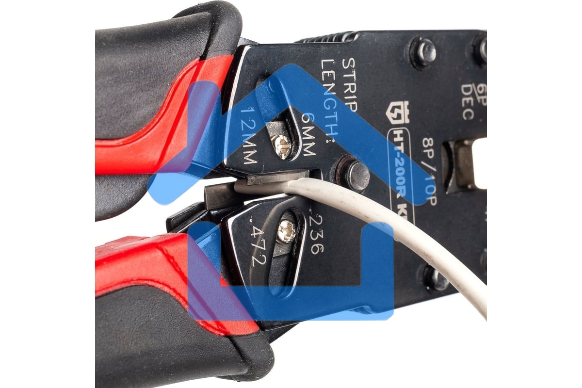 Кримпер многофункциональный с 3 встроенными модулями для обжима RJ-45, RJ-12, RJ-11 HT-200R
