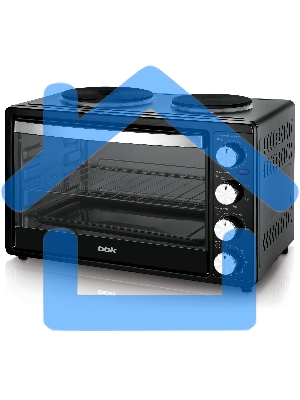 Мини-печь BBK OE3071M-2P черный