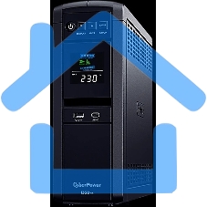 Источник бесперебойного питания Cyberpower CP1350EPFCLCD Line-Interactive 1350VA/810W USB/RS-232/RJ11/45 (6 EURO)