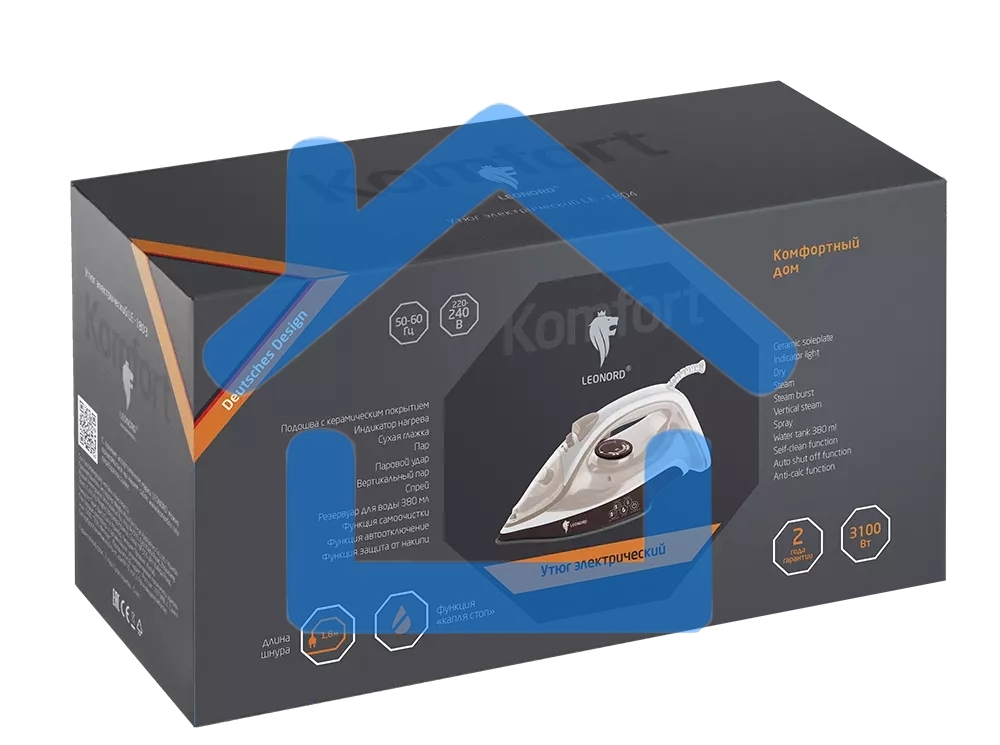 Утюг LEONORD LE-1804 бежевый