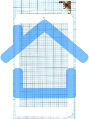 Сенсорное стекло (тачскрин) PB70JG1348. белое