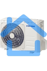 Кондиционер сплит-система Samsung AR12TXHQASI инвертор, 12000 BTU, 35 м², 28/37 дБ, охлаждение, обогрев, осушение, белый