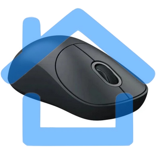 Мышь беспроводная Xiaomi Wireless Mouse 3 черный, 1200 dpi, радиоканал, Bluetooth, USB, кнопки - 5