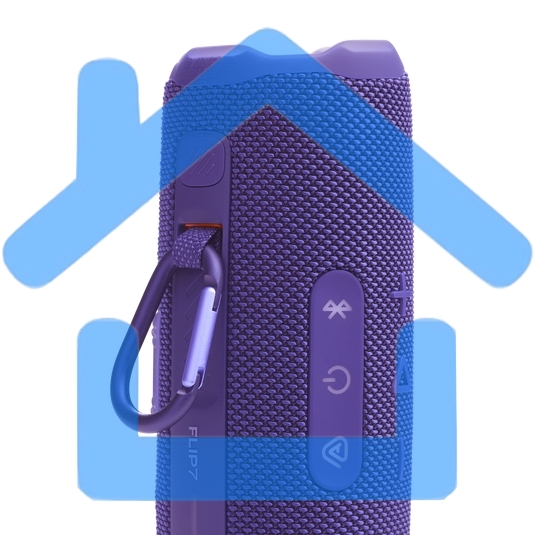 Колонка портативная JBL Flip 7 пурпурный 25W 1.0 BT 4800mAh (JBLFLIP7PUR)