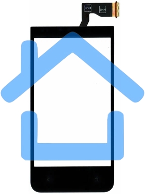 Сенсорное стекло (тачскрин) для HTC Desire 300, черное