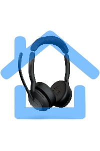 Гарнитура беспроводная Jabra Evolve2 55, Link380a MS Stereo