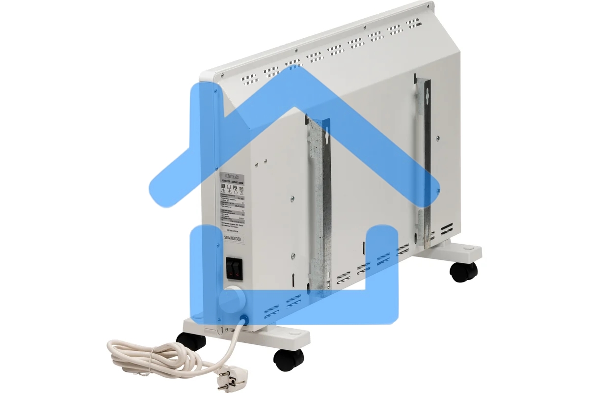 Конвектор HINTEK Standart 1500 04.05.01.214596 белый, 1500 Вт, 25 м2, термостат