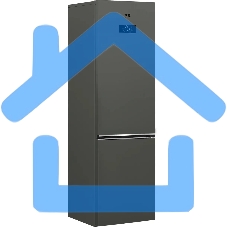 Холодильник Beko B3R0CNK312HG серый двухкамерный 200/76л морозилка снизу, No Frost