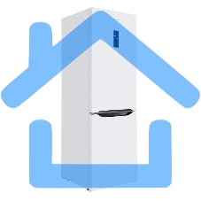 Холодильник-морозильник Maunfeld MFF187NFIW10 с инвертором белый двухкамерный 232/98 л морозилка снизу, No Frost