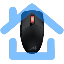 Мышь беспроводная ASUS ROG Strix Impact III Wireless черный, 36000 dpi, радиоканал, Bluetooth, USB, кнопки - 6