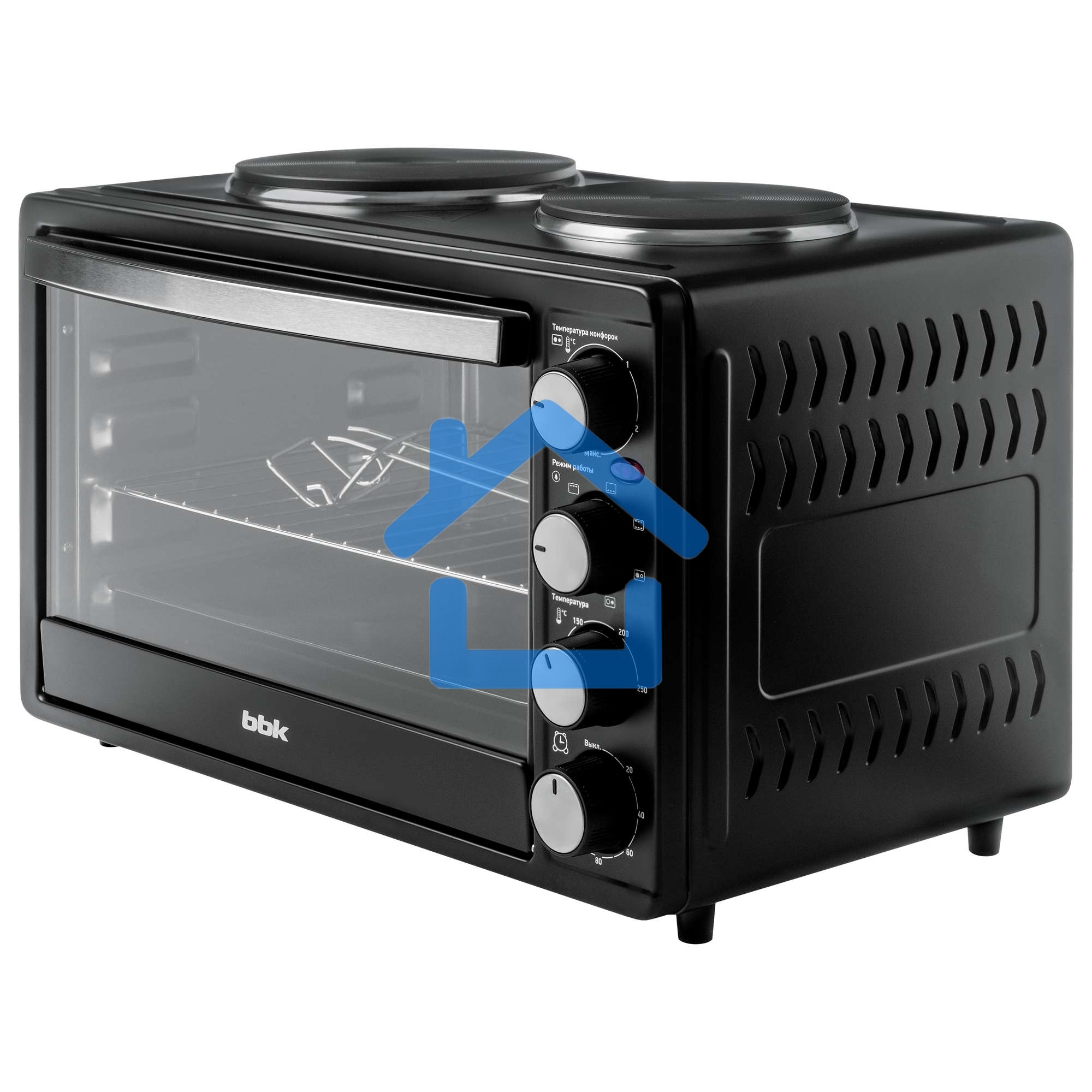Мини-печь BBK OE3071M-2P черный