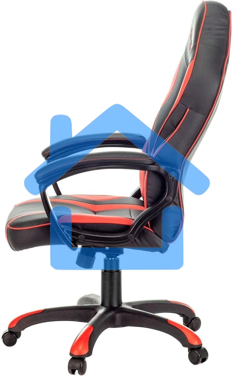 Кресло игровое A4Tech Bloody GC-350 черный/красный эко.кожа крестовина