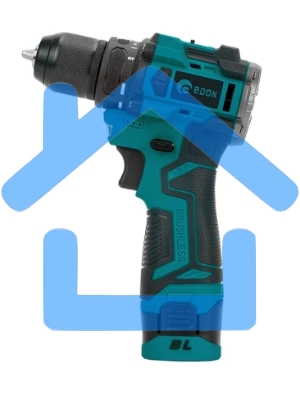 Дрель-шуруповерт Edon AD-16CBL, Аккумуляторная, 16В, 2 АКБ, Кейс