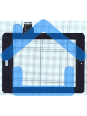 Сенсорное стекло (тачскрин) DPT 300-L3759A-A00-V1.0, черное