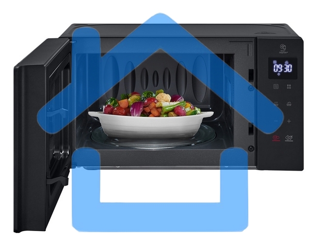 Микроволновая печь LG MS2032GAS черный 20л 700Вт сенсор