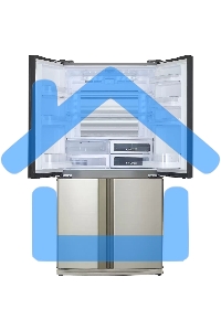 Холодильник Sharp SJ-EX93PBE бежевый трехкамерный 345/211 л морозилка снизу Side by Side