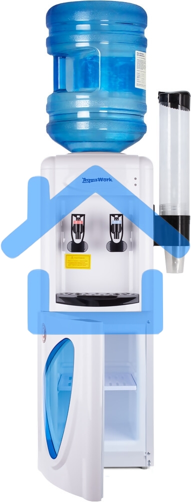 Кулер Aqua Work 0.7LR напольный компрессорный белый