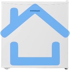 Холодильник Nordfrost RF-50 W белый однокамерный 43л морозилка отсутствует, капельное размораживание