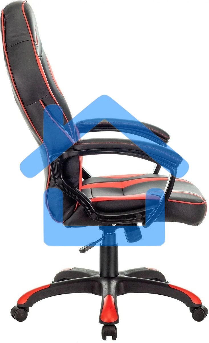 Кресло игровое A4Tech Bloody GC-350 черный/красный эко.кожа крестовина