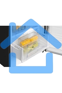 Морозильная камера Nordfrost DF 260NF BAP черный, 256л, 3 ящика