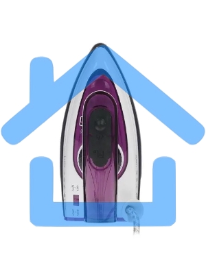 Утюг дорожный Vitek VT-8305 1000Вт белый/фиолетовый