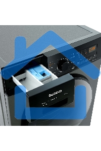 Стирально-сушильная машина Бирюса WMD-SM812/03 M металлик, загрузка фронтальная 8 кг, 1200 об/мин, класс: А+++