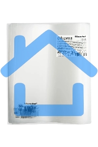 Обложка Silwerhof 100100 для тетради/дневника, полипропилен, 100мкм, гладкая, прозрачная, 210x345мм