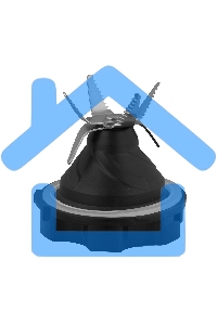 Блендер стационарный Rondell RDE-1253 1200Вт стальной