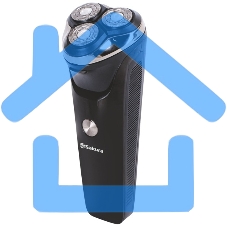 Электробритва SAKURA SA-5428BK 3гол, триммер, сух/влаж. бритье, черный