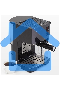 Кофеварка рожковая Zigmund & Shtain ZCM-889 черный, исп. кофе - молотый, 1.4 л, 1500 Вт. 20 Бар.