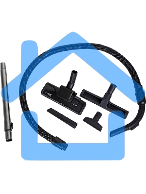 Пылесос Pioneer VC345C черный/красный, 380/2100 Вт, уборка сухая, пылесборник контейнер 2 л